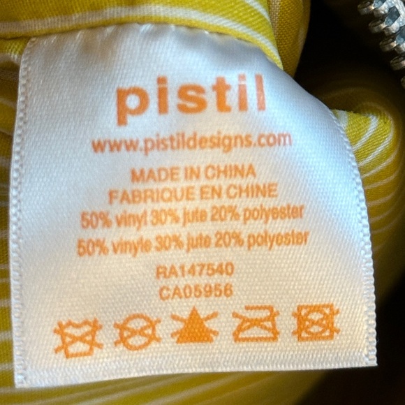 Pistil Have We Met ? Flip Over Women Clutch Bag Grey 9x10. Wristlet purse - Picture 6 of 9